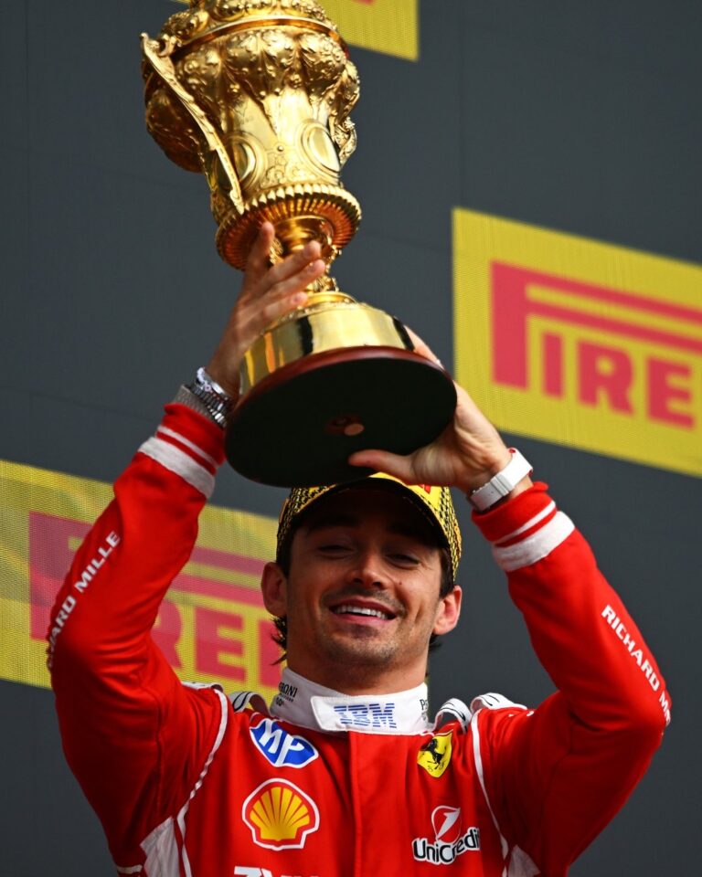 ¡Leclerc se corona en Silverstone! Resultados del Gran Premio de Gran Bretaña.